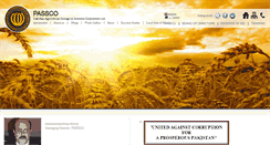Desktop Screenshot of passco.gov.pk