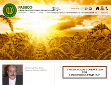 Tablet Screenshot of passco.gov.pk